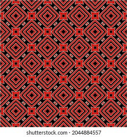 repeatable abstract pattern background.Perfect for fashion, textile design, cute themed fabric, on wall paper, wrapping paper, fabrics and home decor. black and red color.
