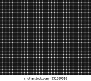 Repeatable abstract pattern with lines. Monochrome grid, mesh background.