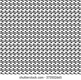 Repeatable abstract pattern with wavy, squiggle lines.