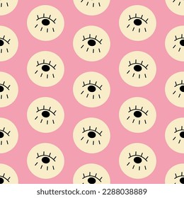 Repeatable background, surface design. Continuous pattern with creative shapes
