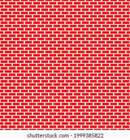 Repeatable brick, brick wall, bricklaying vector background, pattern, texture for building, construction themes
