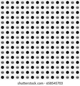 Repeatable circles, dots pattern. Colorful / multicolor texture with circles. Duotone (tricolor) polkadots