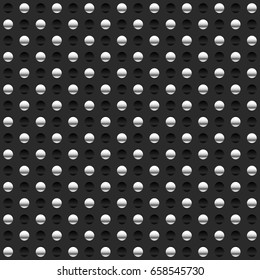 Repeatable circles, dots pattern. Colorful / multicolor texture with circles. Duotone (tricolor) polkadots