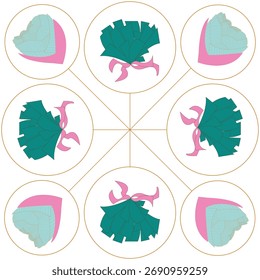 Um design repetível misturando precisão geométrica com motivos florais suaves, criando uma harmonia elegante. Perfeito para uso em aparelhos.