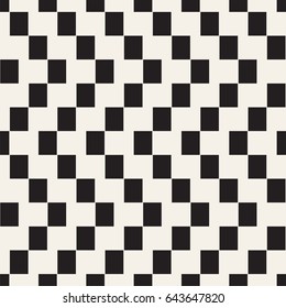 Repeatable geometric grid texture. Vector seamless mesh pattern. Monochrome zigzag edgy lines abstract background