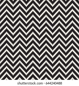 Repeatable geometric grid texture. Vector seamless mesh pattern. Monochrome zigzag edgy lines abstract background