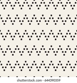 Repeatable geometric grid texture. Vector seamless mesh pattern. Monochrome zigzag edgy lines abstract background