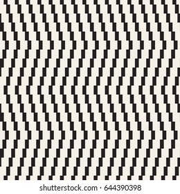 Repeatable geometric grid texture. Vector seamless mesh pattern. Monochrome zigzag edgy lines abstract background