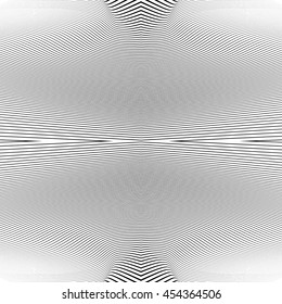 Repeatable geometric pattern with distorted irregular dynamic lines.