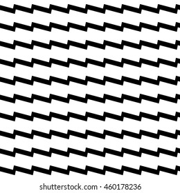 Repeatable geometric pattern with zigzag slanting lines.