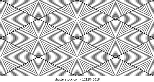 Repeatable modern black and white decorative ornament pattern