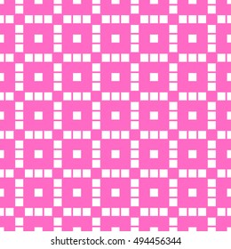 Repeatable mosaic pattern with geometric structure of squares