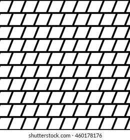 Repeatable mosaic pattern with parallelograms. Geometric texture