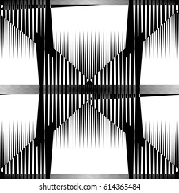 Repeatable pattern. Abstract monochrome geometric repeatable pattern