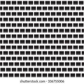 Repeatable pattern. Black squares with gradient fills.