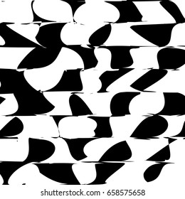 Repeatable pattern with random shapes. Abstract geometric illustration.