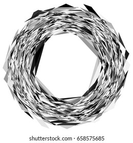 Repeatable pattern with random shapes. Abstract geometric illustration.
