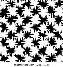 Repeatable pattern with random shapes. Abstract geometric illustration.