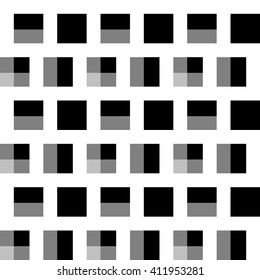 Repeatable pattern with squares. Geometric cellular grid, mesh pattern.