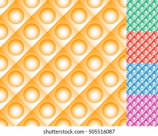 Repeatable pattern tile(s) with circle over square.