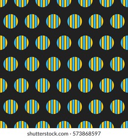 Repeatable polka dot pattern