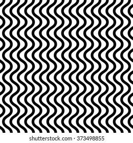 Repeatable wavy, zigzag vertical lines in parallel fashion.