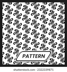 Repeated black colors pattern design template