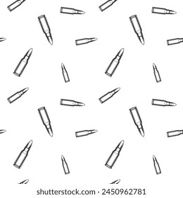 Repeated black and white chrome bullets, seamless pattern background or wallpaper.