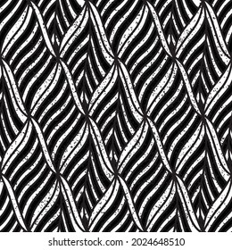 Repeated black and white pattern _2_. Seamless vector illustration eps 10.