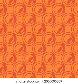 Repeated circles seamless pattern. Polka dot ornament. Modern stile geometric background. Geo motif surface. Ethnic print. Bold trendy design contemporary wallpaper. Vector art.