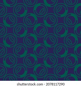 Repeated circles seamless pattern. Polka dot ornament. Modern stile geometric background. Geo motif surface. Ethnic print. Bold trendy design contemporary wallpaper. Vector artwork.