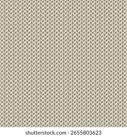 Repeated decorative design with zigzags and stripes. Chevron pattern. Knitted fabric background. Vector artwork.
