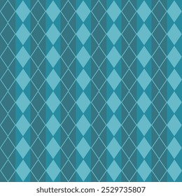 Formas de diamante repetidas en varios tonos azules que forman un diseño de cuadrícula simétrica.