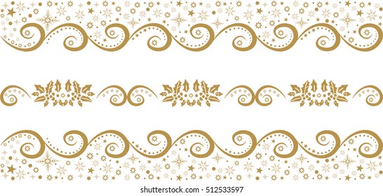 
Repeated festive Christmas pattern vector illustration 
