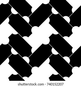 Repeated figures ornament background. Herringbone pattern. Slabs tessellation. Seamless surface design with slanted blocks tiling. Floor cladding bricks. Mosaic motif. Pavement wallpaper. Grid image.