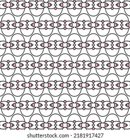 repeated Geometric Pattern. Vector Illustration. Using for paper, background, cloth. 