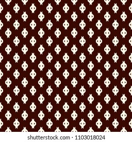 Repeated mini signs wallpaper. Seamless surface pattern design with geometric symbols. Simple abstract background. Modern minimalist style digital paper, textile print. Vector illustration