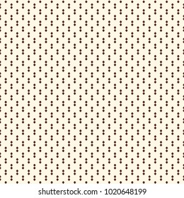 Repeated mini triangles on white background. Simple abstract wallpaper. Seamless surface pattern design with geometric figures. Modern style digital paper, textile print, page fill. Vector art
