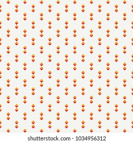 Repeated mini triangles on white background. Simple abstract wallpaper. Seamless surface pattern design with geometric figures. Modern style digital paper, textile print, page fill. Vector art