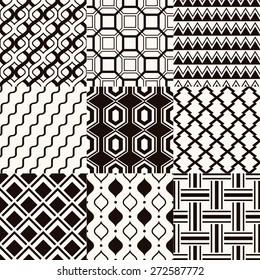 repeated monochrome geometric textured background