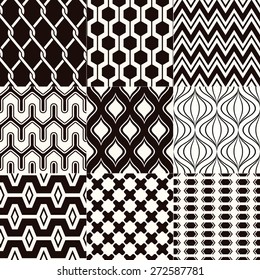 repeated monochrome geometric textured background