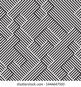 Repeated Monochrome Pattern Vector Seamless Pattern Stock Vector ...