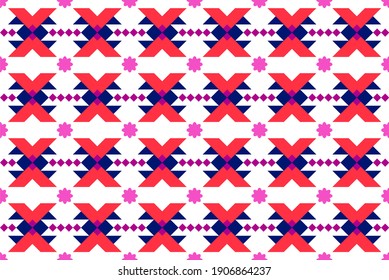 Repeated pattern background. Mosaic texture for textile, clown, carpeting, warp, book cover, clothes.