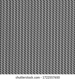 Repeated pattern with stylized vertical braids. Striped decorative background. Drawing in black and white.