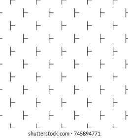 Repeated puzzle figures background. Seamless surface pattern design with mosaic ornament. Ethnic embroidery motif. Grid wallpaper. Digital paper for page fills, web designing, textile print. Vector.