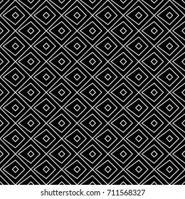 Repeated rhombuses, kites, diamonds background. Ethnic wallpaper. Seamless surface pattern design with scales ornament. Ornamental motif. Digital paper for textile print, web designing. Vector art.