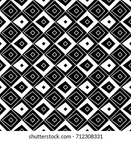 Repeated rhombuses, kites, diamonds background. Ethnic wallpaper. Seamless surface pattern design with scales ornament. Ornamental motif. Digital paper for textile print, web designing. Vector art.