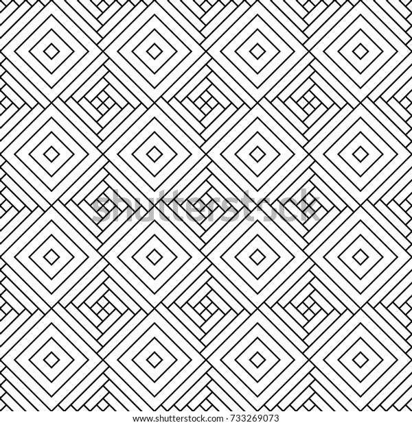 Repeated rhombuses and strokes ornamental background. Diamonds and ...