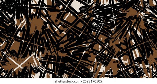 Repeated rough abstract surface for trendy fabric prints. Vector illustration