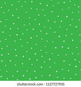 Repeated round spots painted by hand. Seamless pattern with irregular polka dot. Endless trend print. Vector illustration.